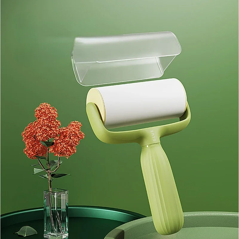 Rodillos de pelusa en forma de lágrima, papel adhesivo, eliminador de pelo de Gato, limpiaparabrisas, ropa, alfombra, eliminación de Tousle, herramienta de cepillo de limpieza reemplazable - imagen 4