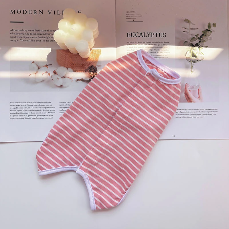 Monos transpirables a rayas para mascotas, ropa de esterilización para perros y gatos, ropa postoperatoria para todas las estaciones - imagen 5