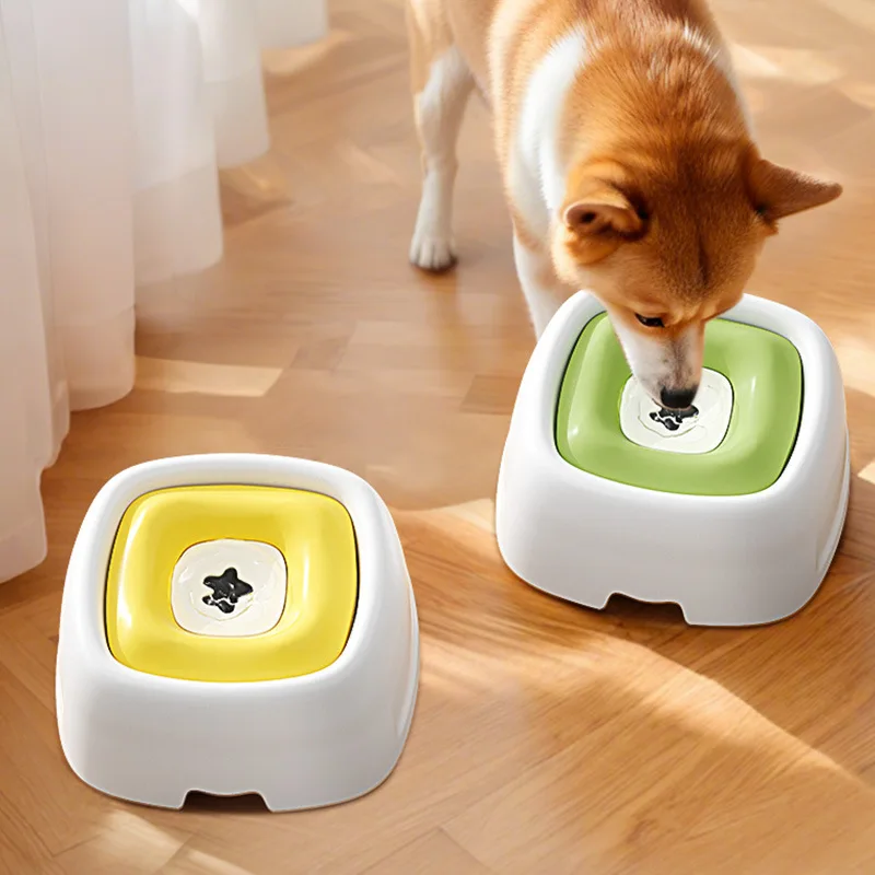 Cuenco de agua flotante para perro con forma de estrella de mar, dispensador de agua antiderrames de altura ajustable para mascotas, cuenco para beber para prevención de barbilla húmeda para perros - imagen 5