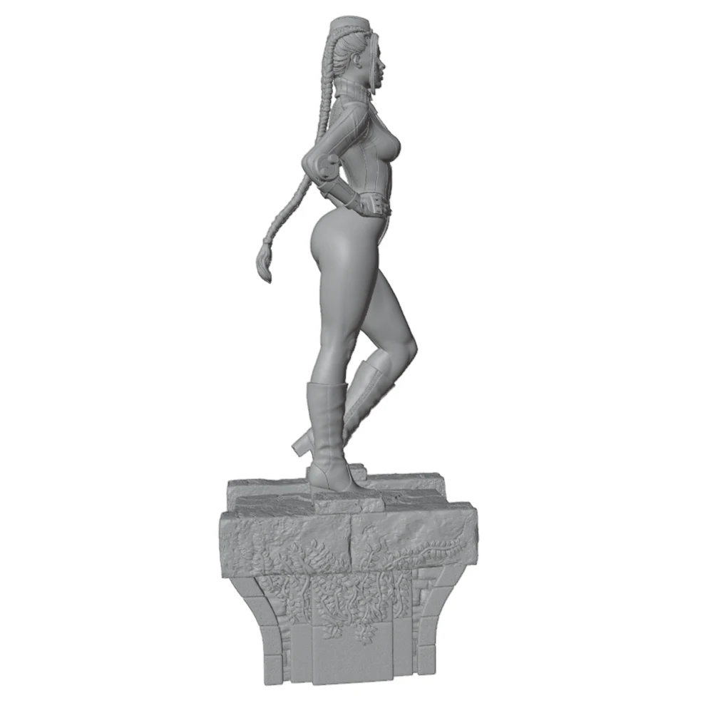 Estatua resina miniatura guerrera noble pelo largo para gatos y perros - imagen 4