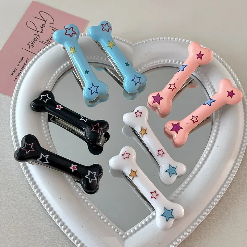 Nuevas pinzas para el pelo para perros con estampado de estrellas, horquilla para perros, decoración bonita, lazos para el pelo para cachorros, suministros para perros pequeños, sombreros para mascotas - imagen 3