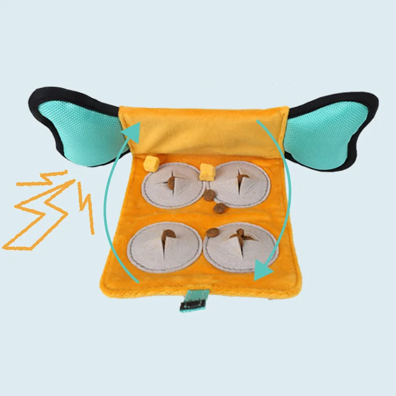 Juguetes interactivos para olfatear perros de peluche, juguete chirriante resistente a mordeduras, juguete para masticar para perros pequeños, medianos y grandes, suministros para mascotas - imagen 3