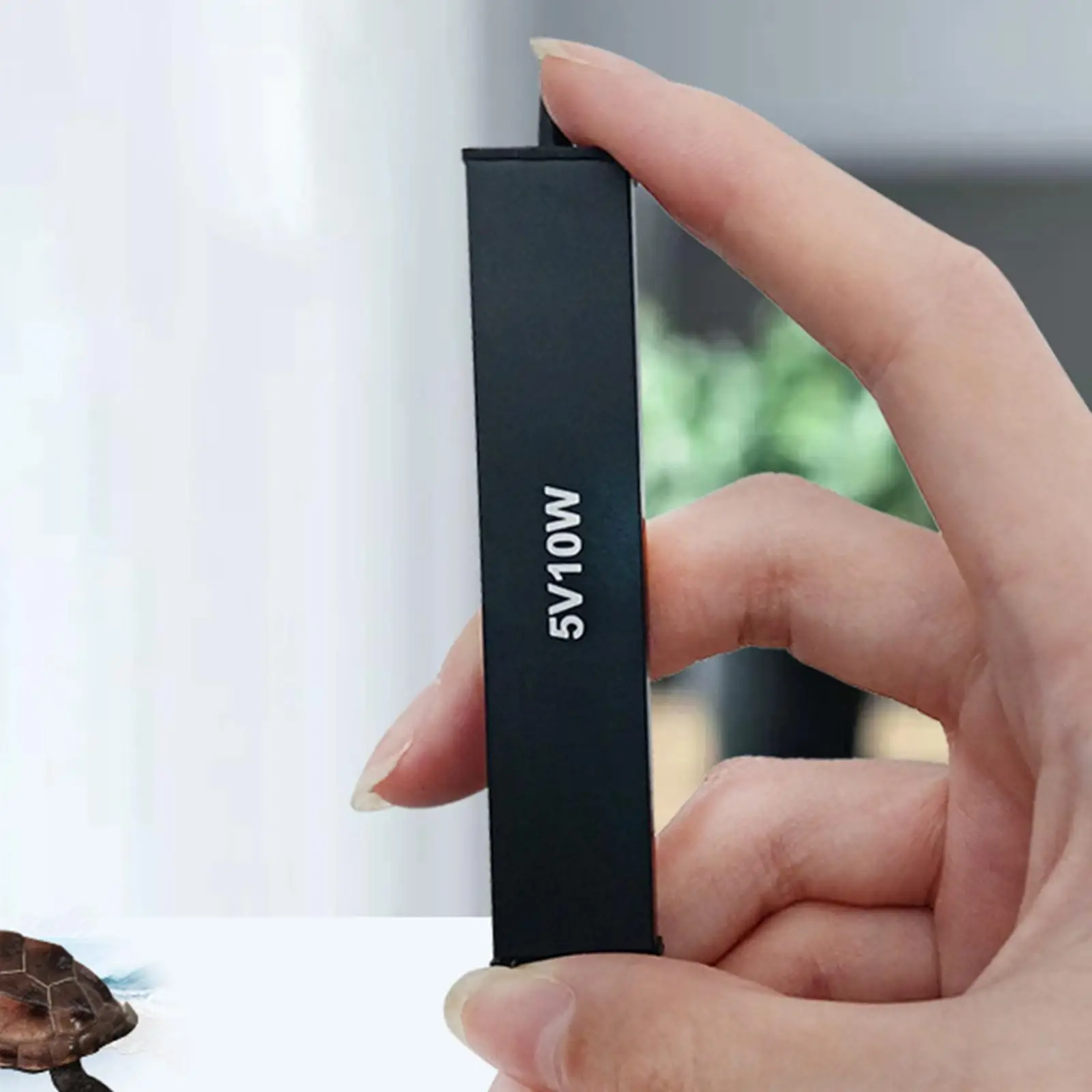 Mini Aquarium Heater Water Shortage Protection Mini for Pet Drinking Waterer Turtle Tanks Reptile Aquatic Terrarium Aquariums - imagen 4