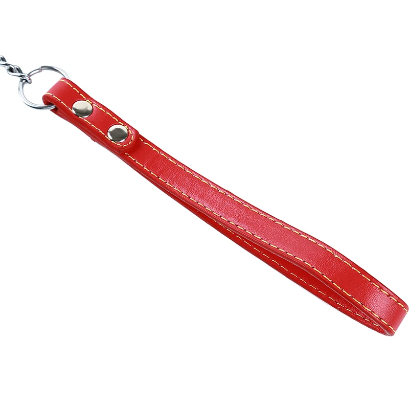 Cadena resistente a prueba de mordeduras para perros, correa de Metal con mango de plomo, gancho de gatillo, Collar de entrenamiento para mascotas, producto para perros - imagen 5