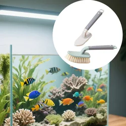 Cepillo limpieza acuario cerdas flexibles elimina algas vidrio