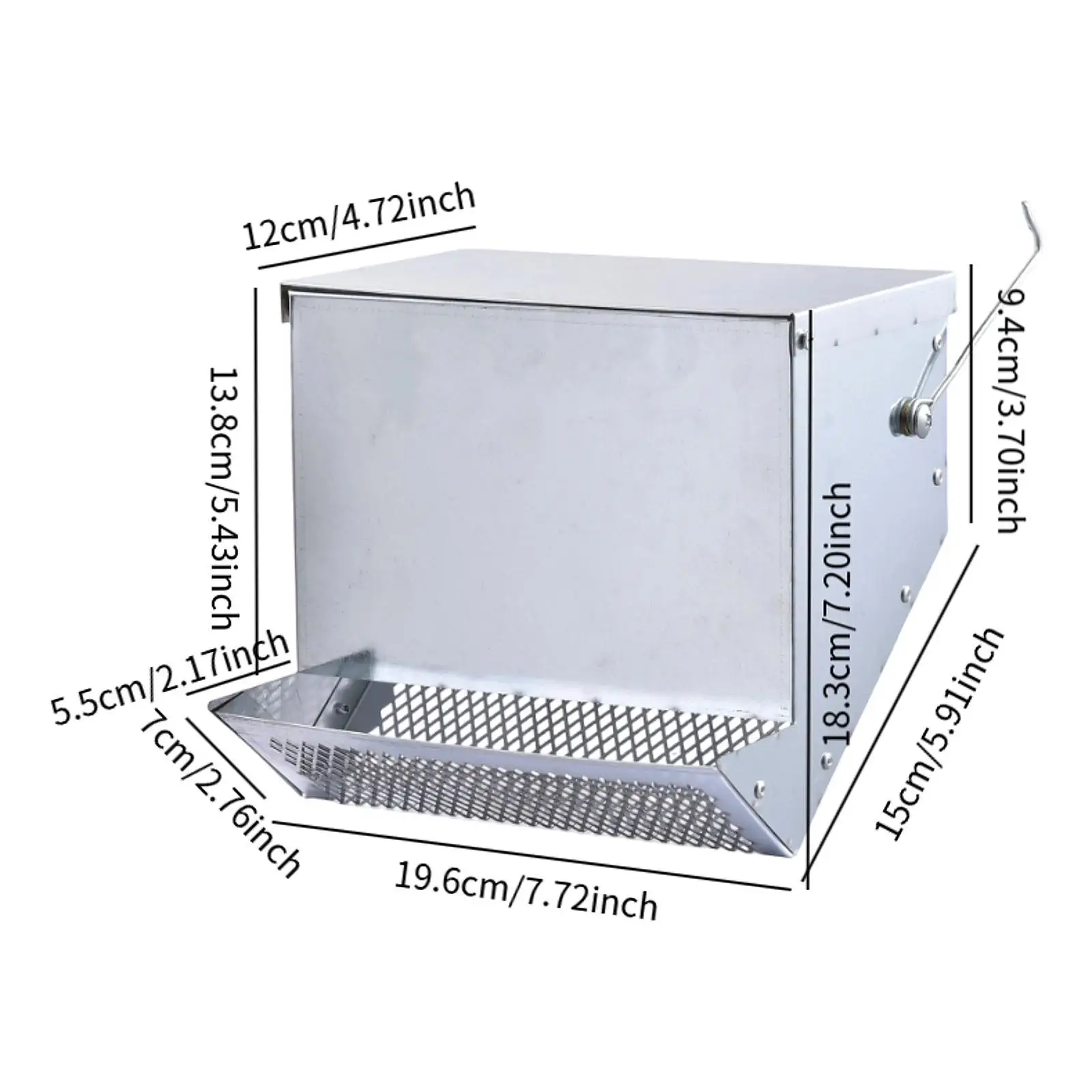 Animal Feeder Sifter Bottom Cage Rabbit Feeder,Food Dispenser Accessories for Chicken Hedgehog Guinea Pigs Other Small Animals Animal Feeder Sifter Bottom Cage Rabbit Feeder,Food Dispenser Accessories for Chicken Hedgehog Guinea Pigs Other Small Animals