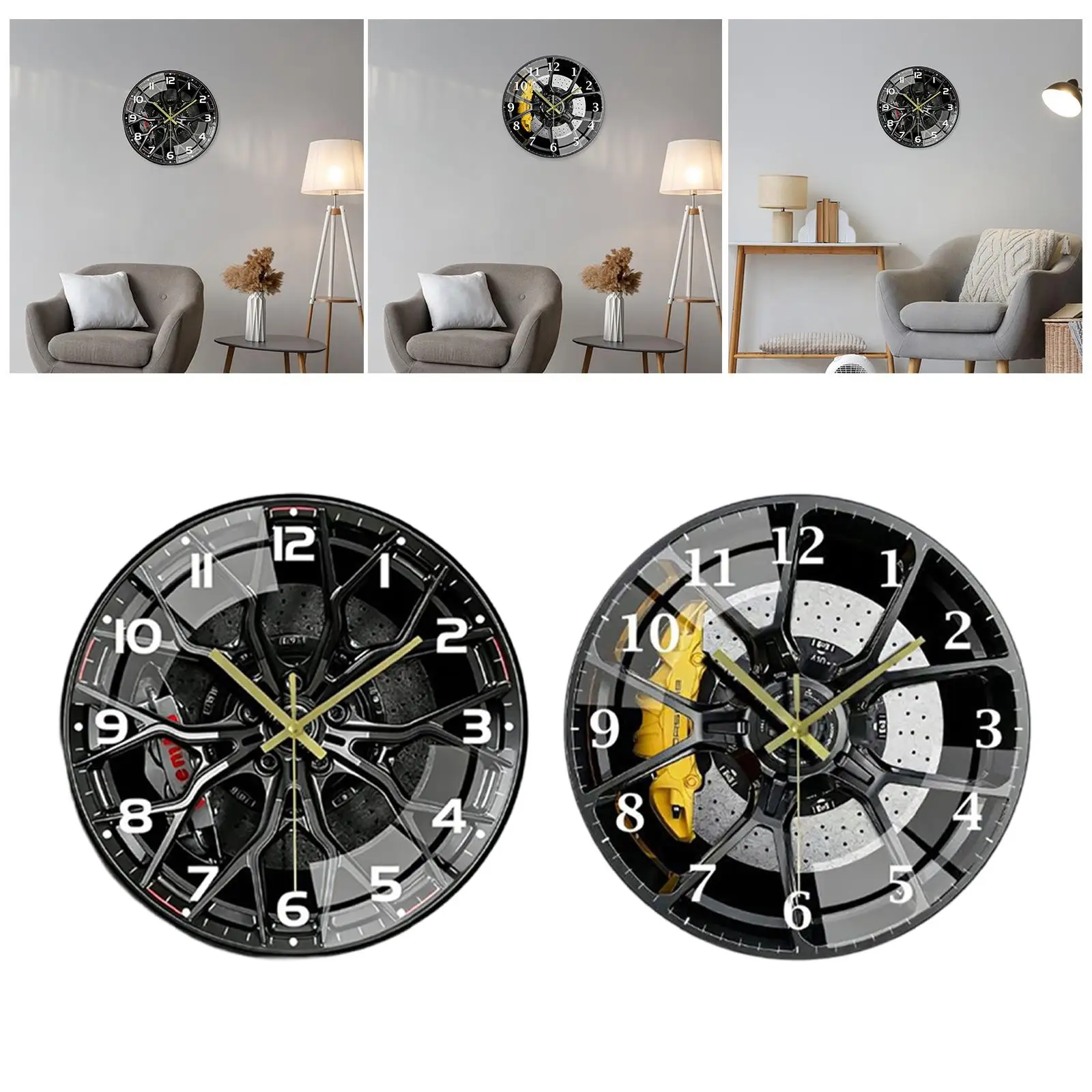 Reloj de pared analógico retro estilo vintage para mascotas