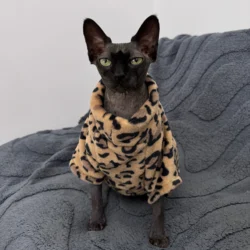 Ropa de invierno para gatos Sphynx - Suavidad para piel sensible