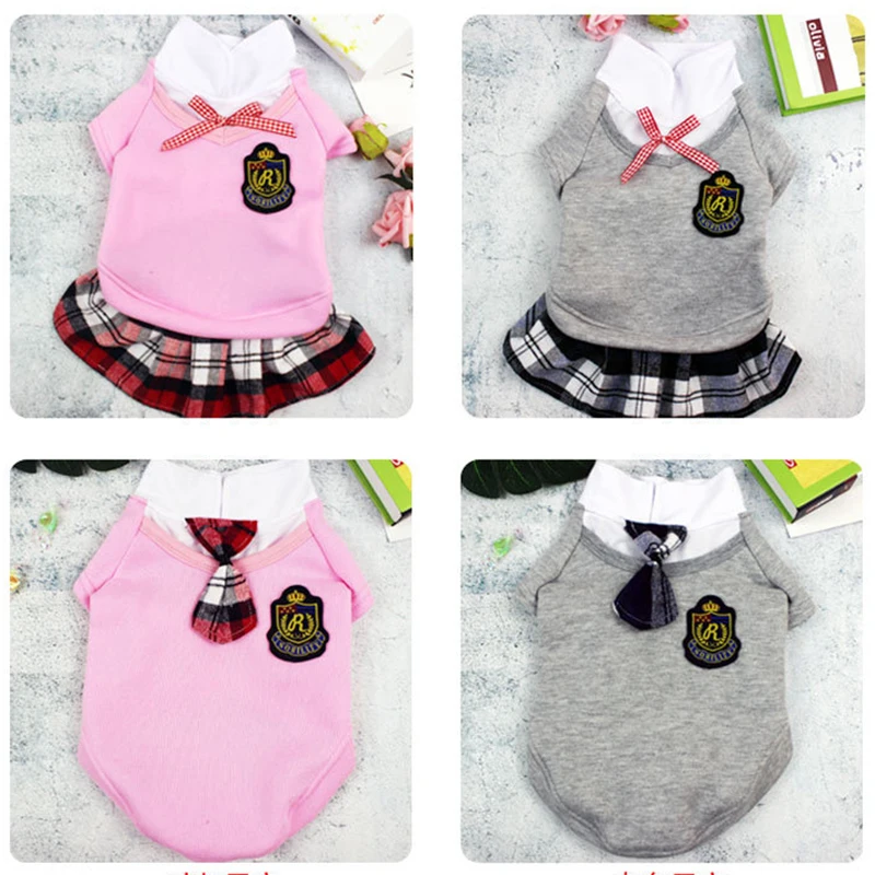 Ropa para perros de Campus, uniforme para mascotas, Ropa para perros pequeños y medianos, disfraz para Chihuahua, camisa para cachorros, Ropa para perros, Ropa Perro - imagen 2