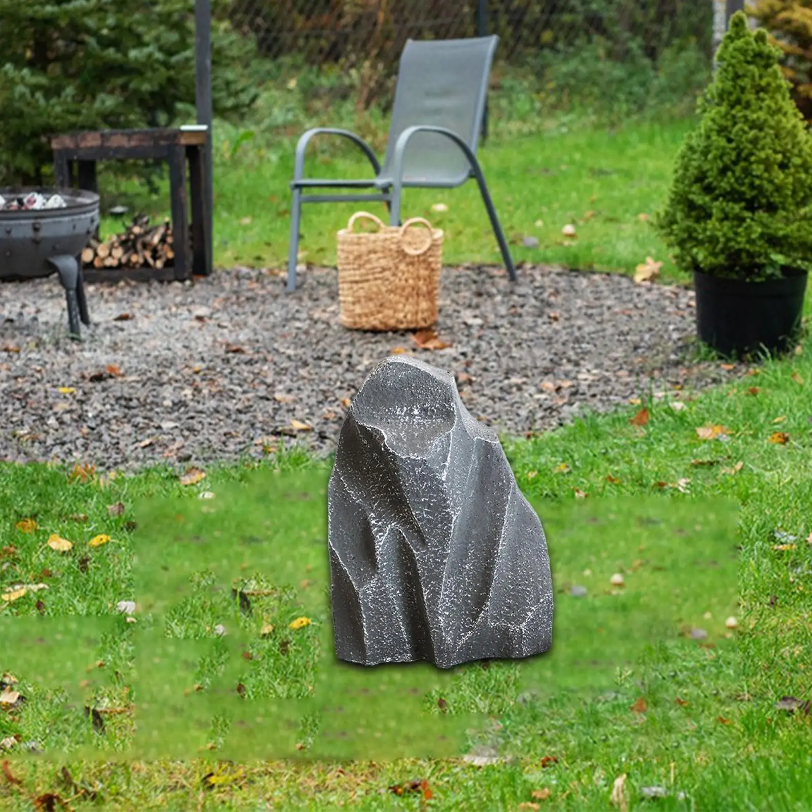 Artificial Rock Lightweight Versatile Decor Realistic Fake Rock, Decorative Stone, for Offices Balcony