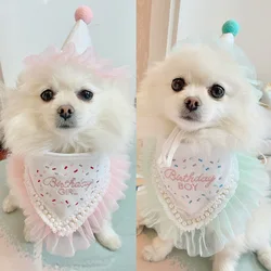 Babero de encaje para gatos y perros - Bandana triangular
