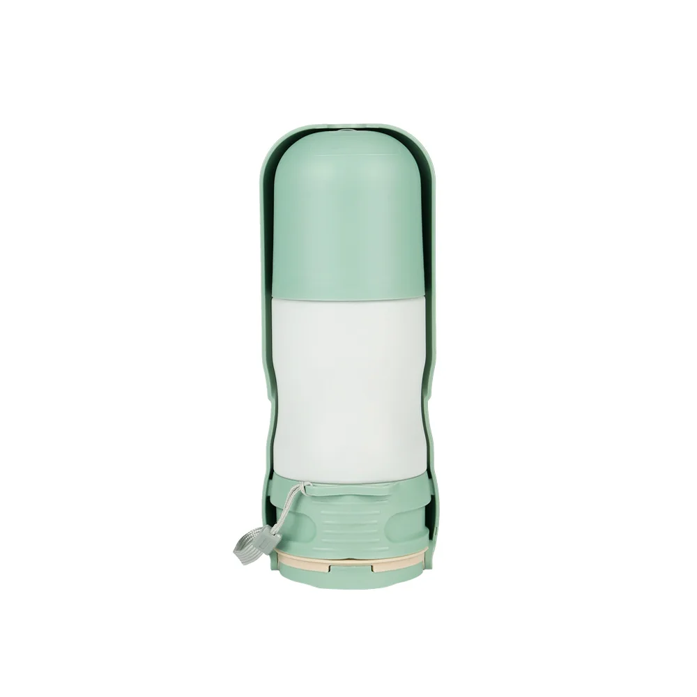 Dispensador agua portátil 2 en 1 plegable LED perros grandes exterior - imagen 2