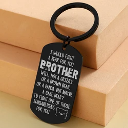 Llavero oso regalo hermano ideal para dueños de gatos y perros