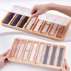 Organizador de correas de perro – Estuche de madera con tapa acrílica