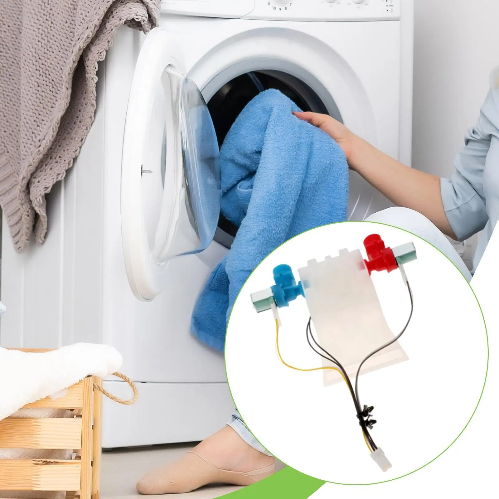 Washer Water Inlet Valve AP4371093 Washing Machine Replacement Part Compatible Accessories Washer Water Inlet Valve AP4371093 Washing Machine Replacement Part Compatible Accessories