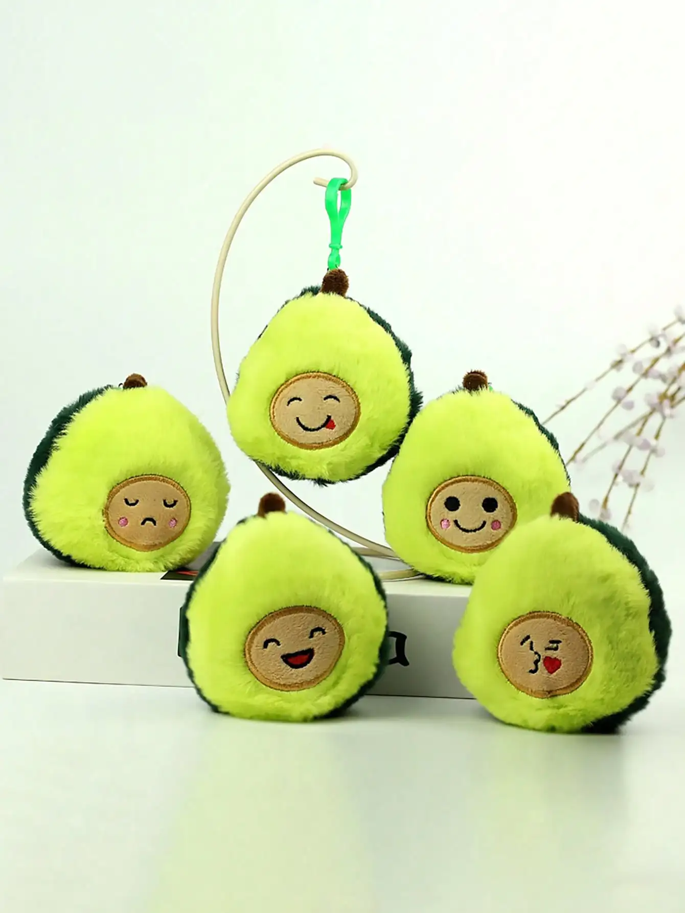 Peluche para gatos con expresión de aguacate – juguete suave y tierno - imagen 2