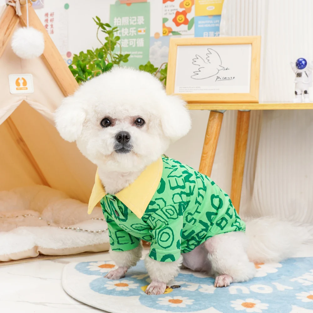 Camiseta para perros medianos, ropa para perros pequeños, niñas y niños, jersey de algodón suave transpirable para mascotas, ropa para gatos