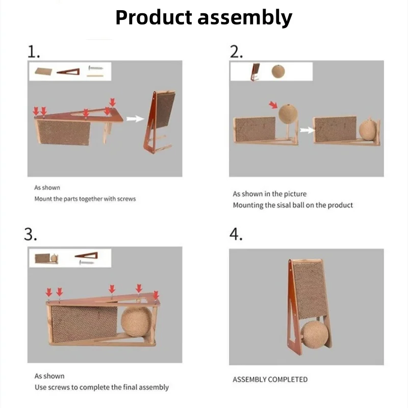 Rascador desmontable para mascotas, 1 piezas, poste rascador para gatos, garra de molienda, juguete de escalada, suministros de muebles para gatos - imagen 4