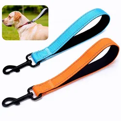 Correa corta reflectante para perro – Mango ergonómico de nailon
