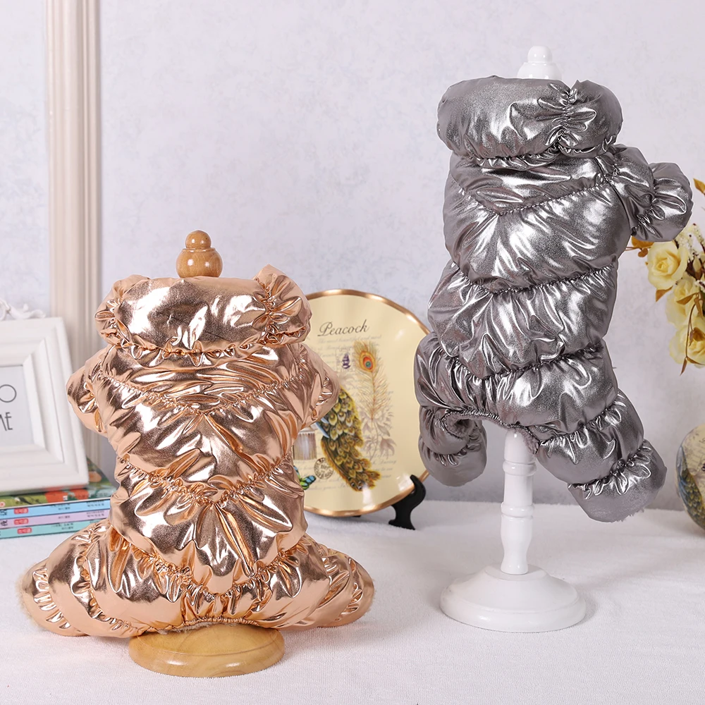 Ropa impermeable para perro, mono personalizado para mascotas, chaqueta de invierno, ropa cálida para perros pequeños, Bulldog Francés, cachorro, Chihuahua, York, gatos - imagen 5