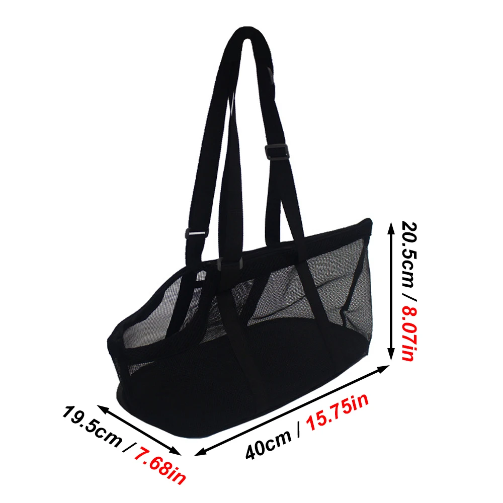 Bolsa de transporte para perros de malla suave duradera, bolsa portátil transpirable de verano para mascotas, perros pequeños, Punny, gatos, viajes al aire libre, transporte de salida - imagen 4