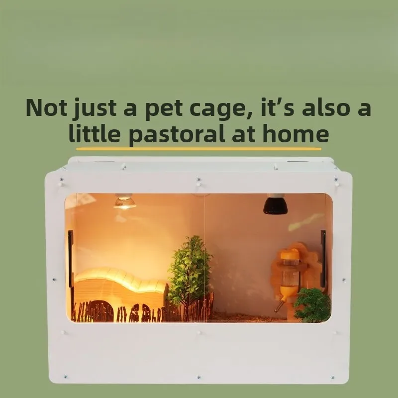 Caja de cría de pollos, conjunto de jaula especializada de temperatura constante, caja aislante Ornamental de interior de gran espacio, gallinero para mascotas - imagen 2