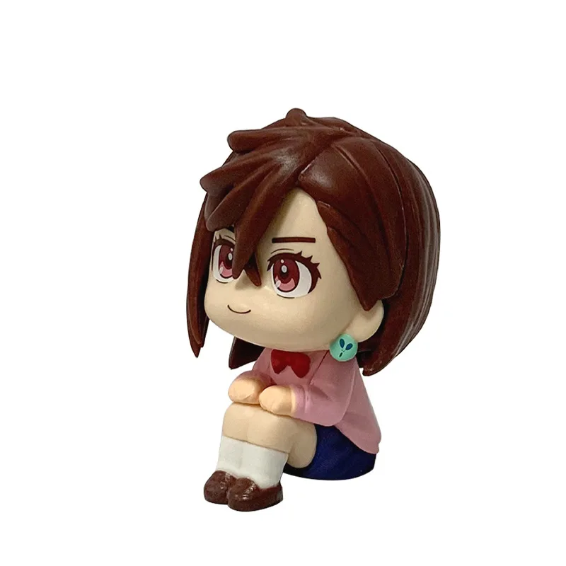 Set figuras Chibi Dandadan Ayase Momo y Okarun en PVC - imagen 4