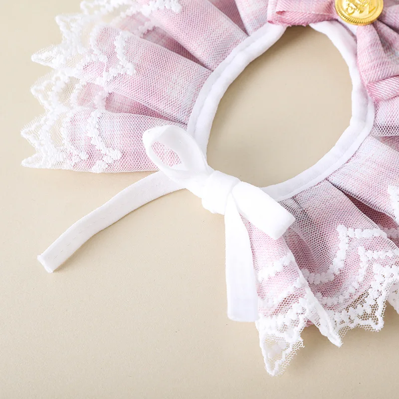 Collar para mascotas con cinta de seda: pajarita enjoyada y collar con colgante de satén para gatos y cachorros, accesorio de regalo de boda - imagen 4