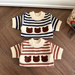 Suéter a rayas de invierno para perros pequeños – Ideal para Chihuahua