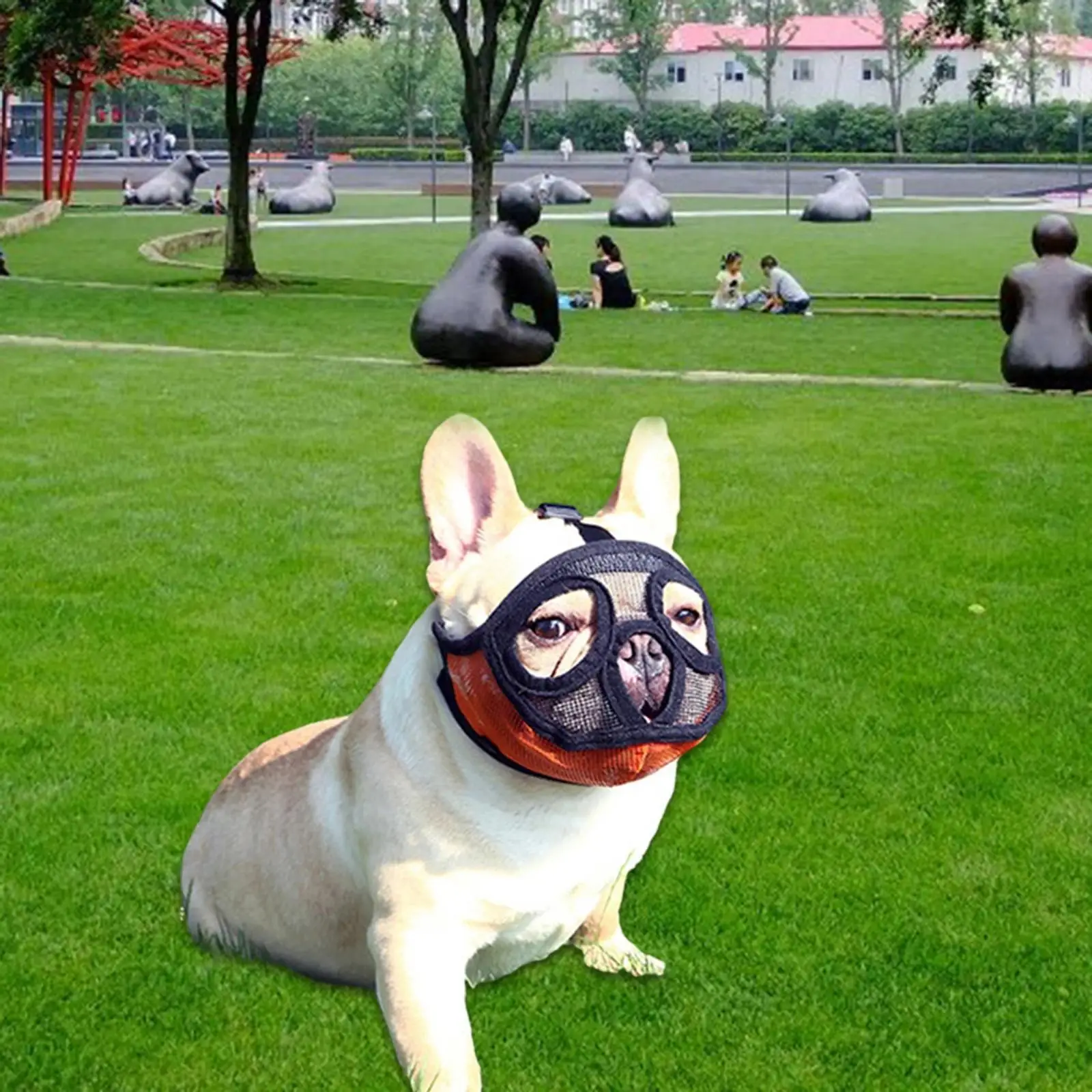 Short Snout Dog Muzzle Muzzle, Stop Dog for Biting Barking Chewing,