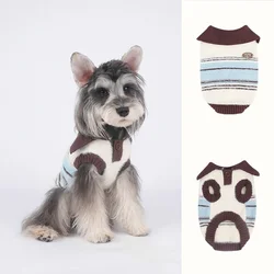 Suéter a rayas para perros – Jersey cálido de otoño e invierno
