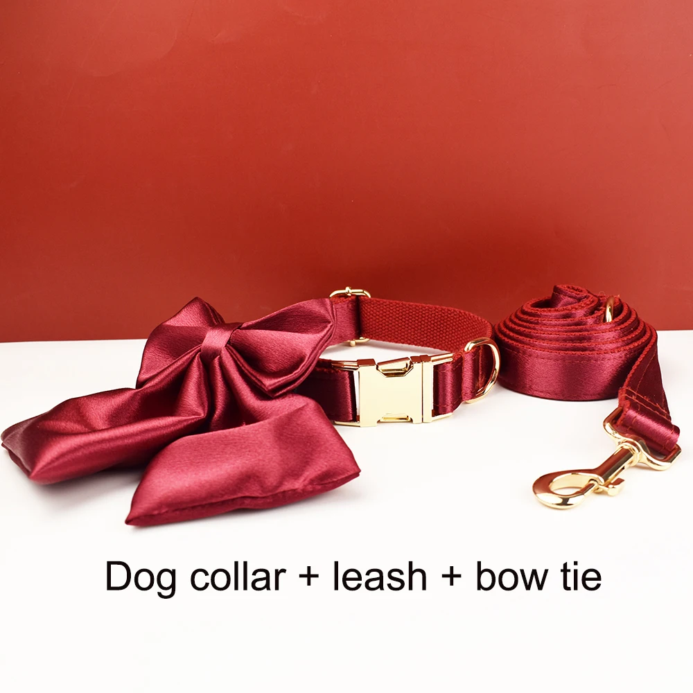 Bow Collar Leash Set