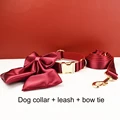 Bow Collar Leash Set