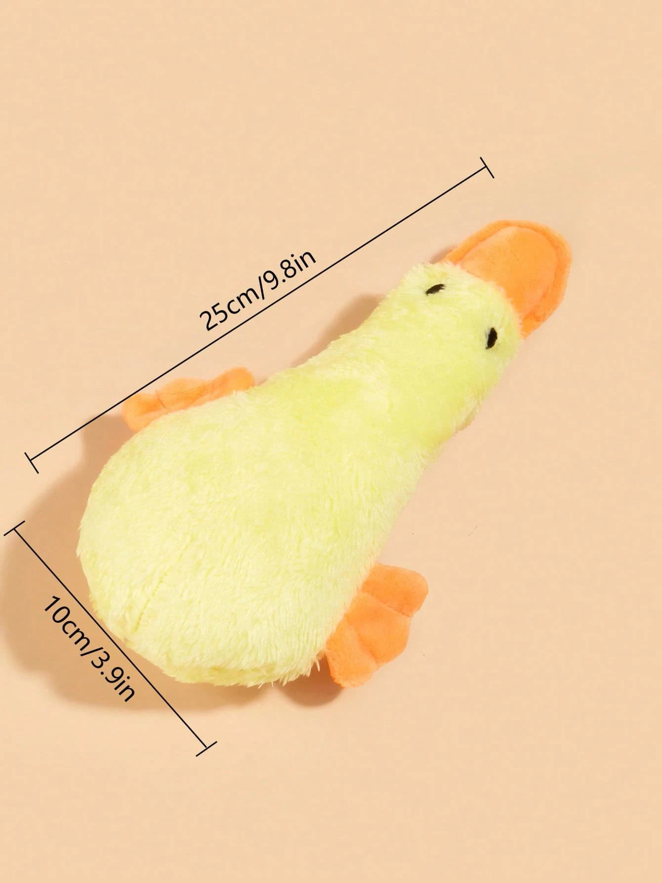 Pato amarillo pequeño estilo mascota perro juguete de peluche suministros para perros adecuados para todos los perros pequeños mascotas diversión duradera dientes para masticar - imagen 4