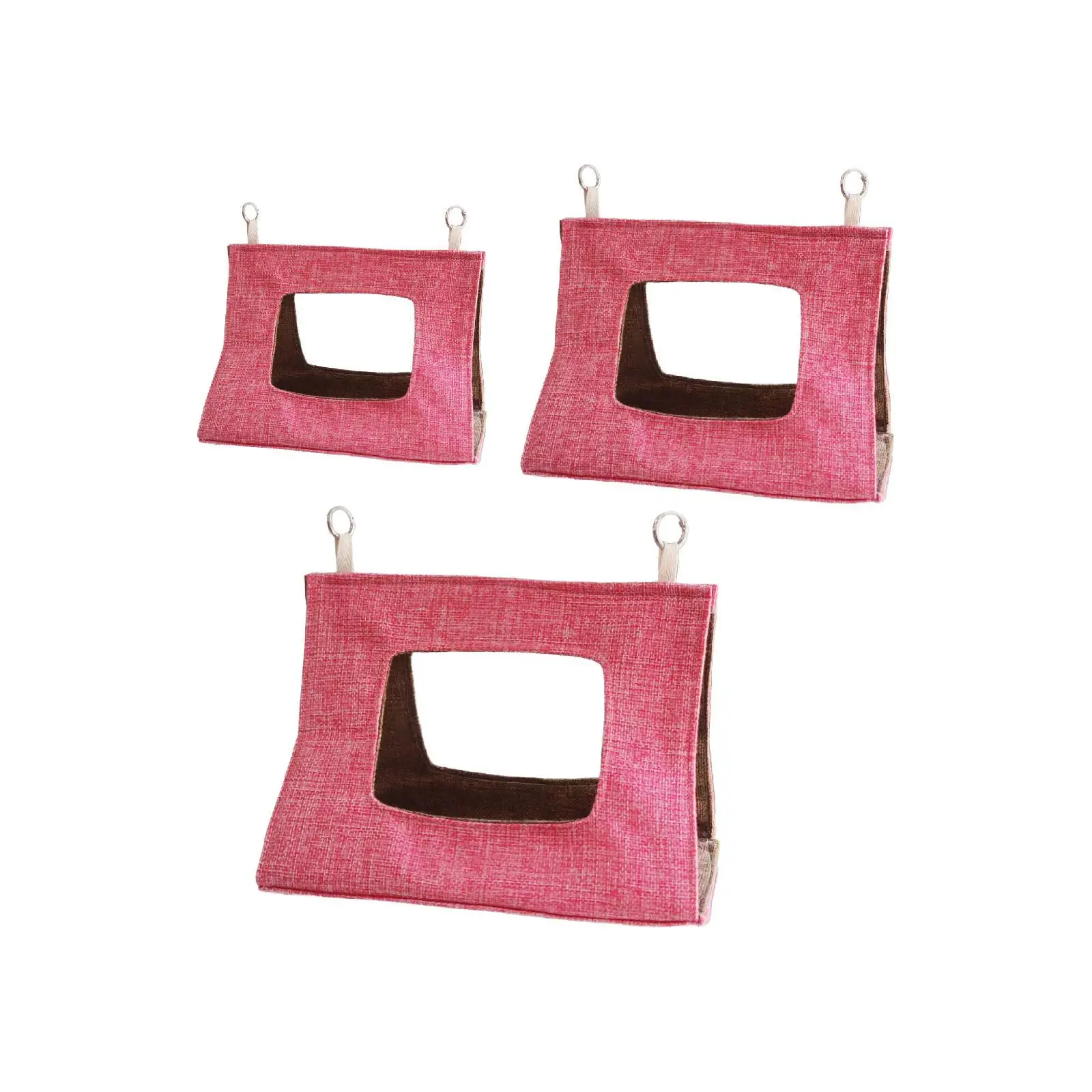 Bird Hammock Bird Nest House Hideaway Hanging Cave Comfortable Nest Bed Accessories for Macaw, Cockatoo, Parakeet, Parrot