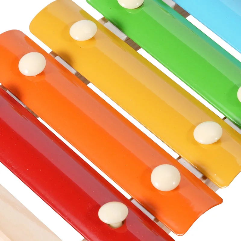 Pássaros mascotas loros juguetes loro gallo Pecking xilófono juguete decoración con sonidos accesorios para jaulas de pájaros - imagen 5