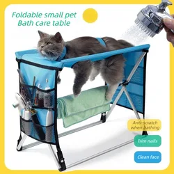 Mesa plegable baño gatos perros pequeños cinturones antideslizantes