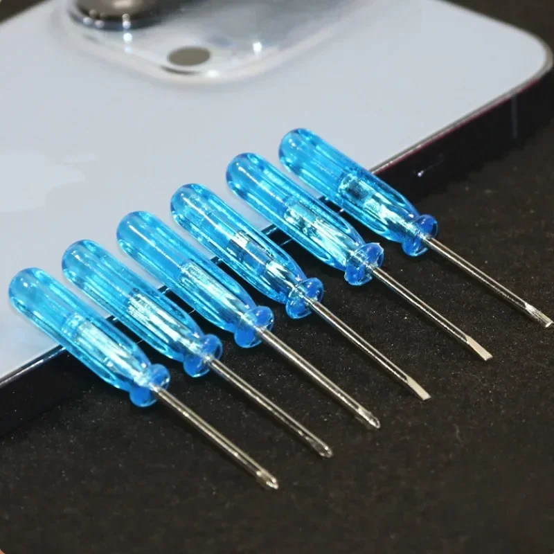 Destornillador portátil con Mini ranura para ordenador portátil, herramienta de mano para reparación de portátil, puntas de precisión Phillips, 10 piezas