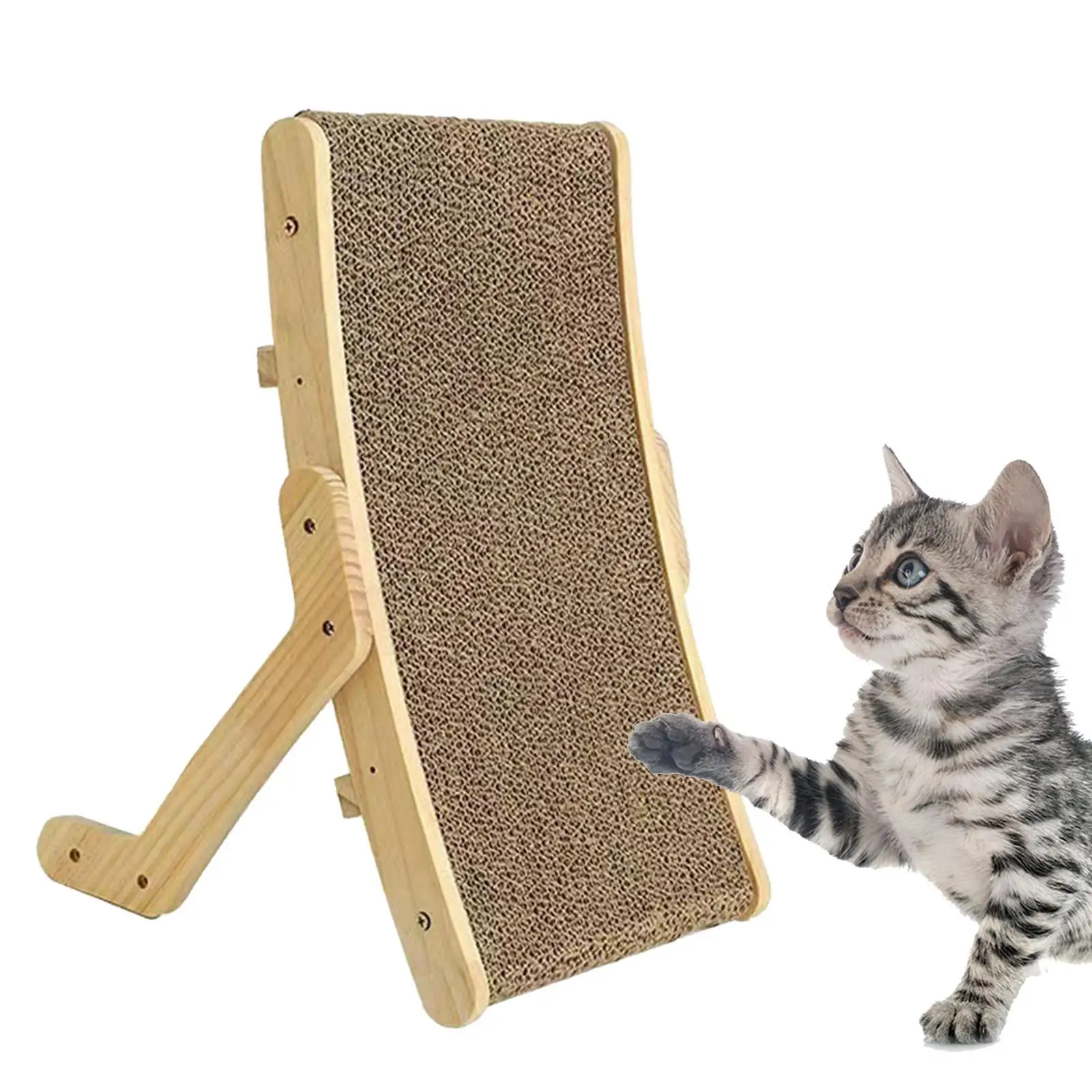 Cat Scratcher Decoration Sleeping Bed Multifunctional Protect Furniture Nonslip Scratching Cardboard for Indoor Cats Kitty