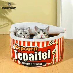 Nido cerrado para gatos – Cama térmica acolchada con sensación segura