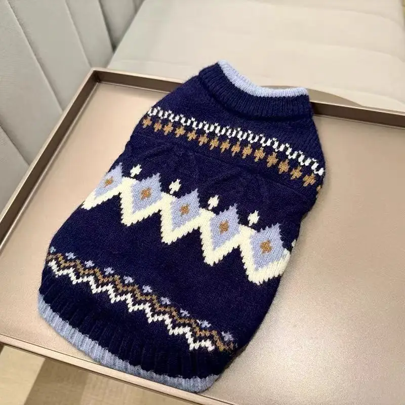 Jersey de punto para perro salchicha – Abrigo cálido artesanal - imagen 5