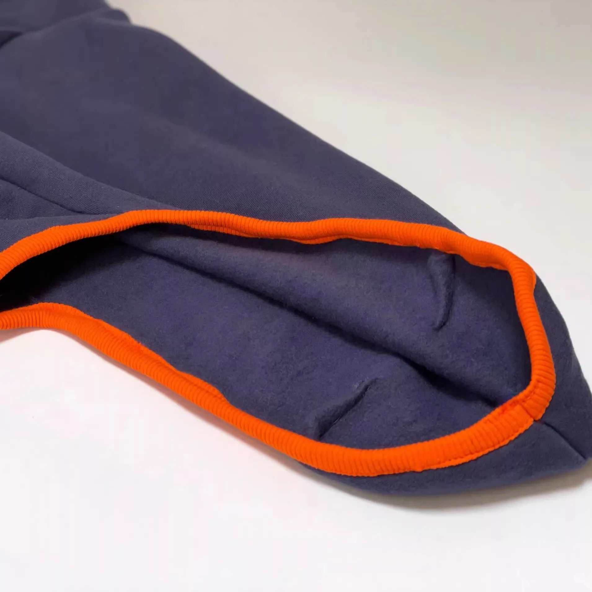 Mono de 2 patas de lana azul a la moda para galgo italiano, camiseta de manga larga con cuello alto para perros, pijamas de invierno para Whippet - imagen 5