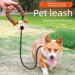Correa extensible con cordón retráctil para perros – Diseño cartoon