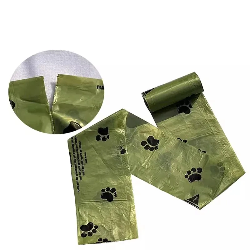 Bolsas biodegradables para caca de perro, dispensador de bolsas de basura para mascotas, bolsas de residuos para gatos, bolsas de basura para caca limpia para el hogar al aire libre, suministros para mascotas - imagen 5