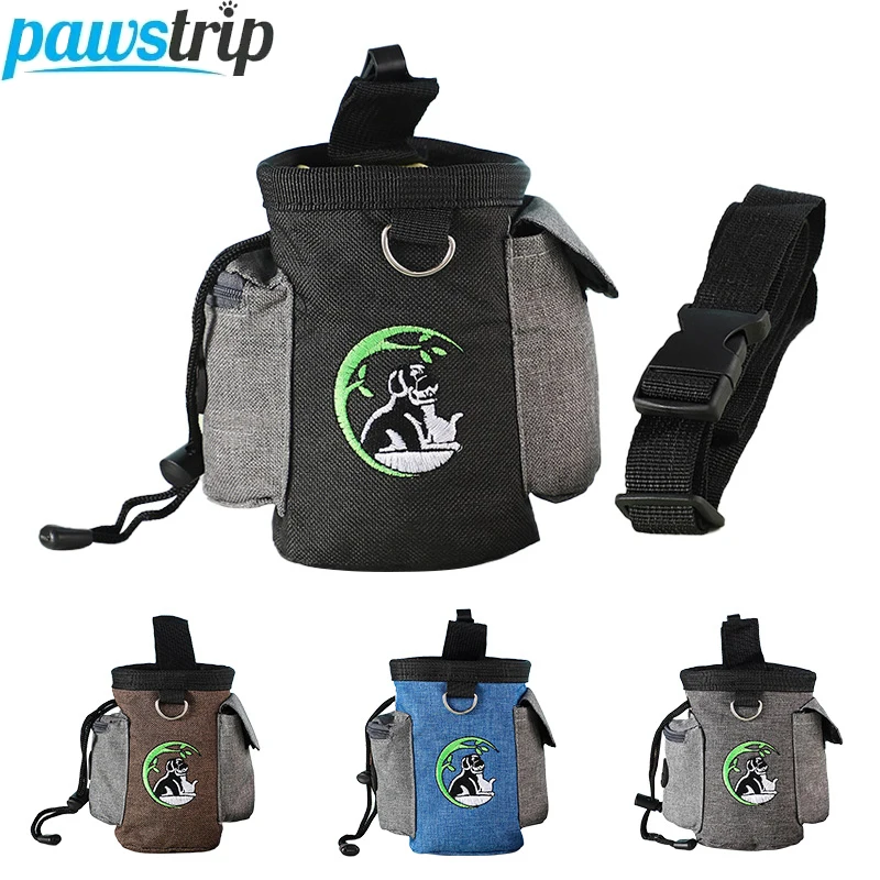 Riñonera portátil para entrenamiento de mascotas, bolsa de cintura para entrenamiento de cachorros, riñonera de recompensa para cachorros al aire libre, contenedor de comida para aperitivos para mascotas, accesorios para perros
