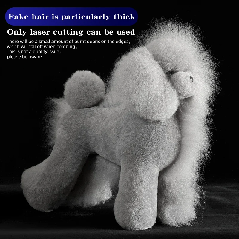 Teddy Pet simulación belleza del cabello esteticista falso practicando perro Teddy estándar cabeza falsa de cuerpo completo, modelo de esqueleto, peluquero de mascotas - imagen 4