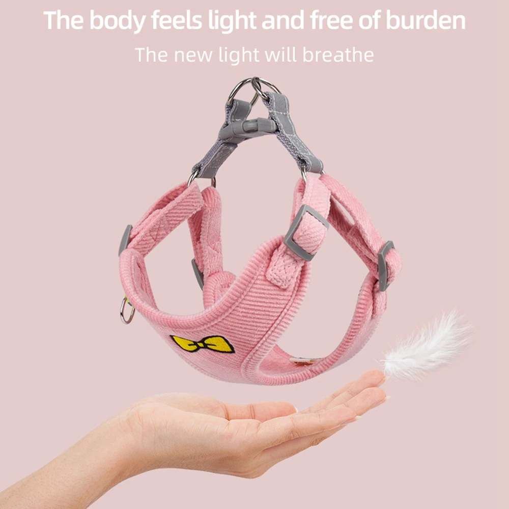 Arnés reflectante para perros y gatos, chaleco para el pecho, correa ajustable y transpirable, conjunto de arnés y correa para mascotas, accesorios para perros - imagen 5