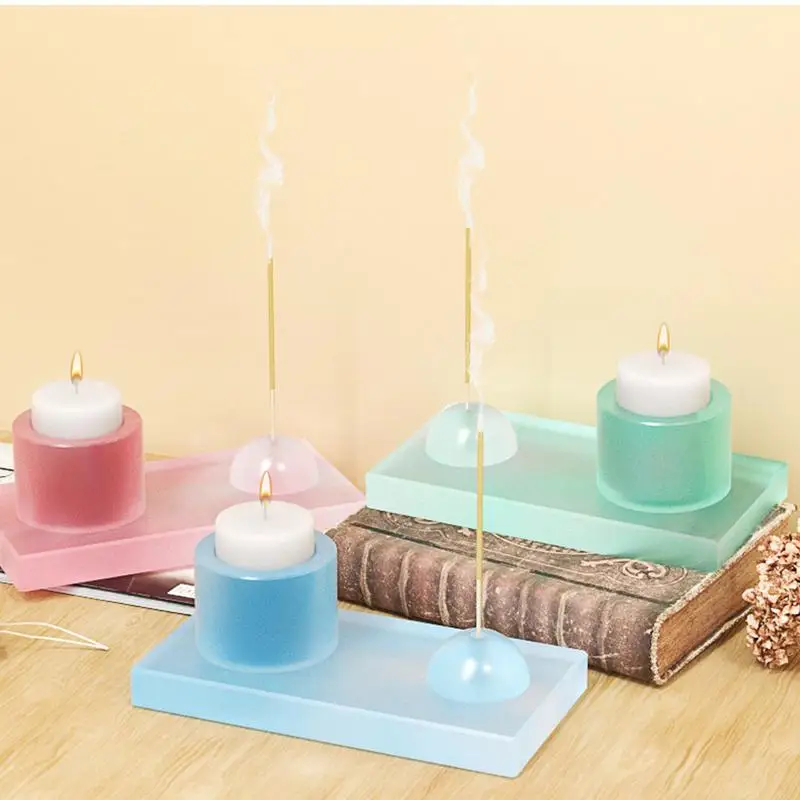 Molde cuadrado de silicona para hacer velas, Molde de resina para velas, fácil liberación - imagen 4