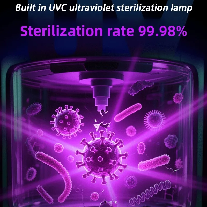 Dispensador de agua inteligente para mascotas con Control por aplicación, esterilización automática UVC, dispensador de agua para perros y gatos, suspensión magnética inalámbrica, bebedero para mascotas - imagen 4