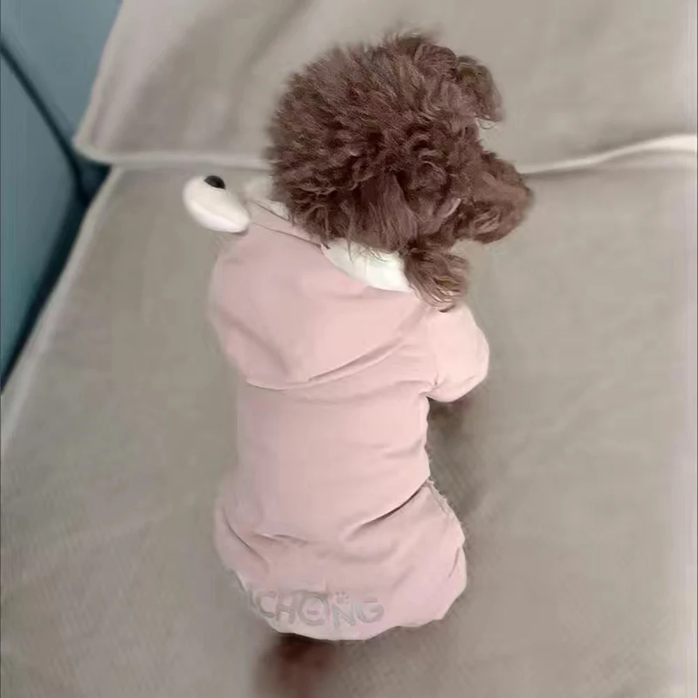 Winter Warm Puppy Dog Jumpsuit Overalls for Small Dogs Pet Clothes Shih Tzu Yorkie Pomeranian Poodle mascotas Suit Pijama Perro - imagen 3